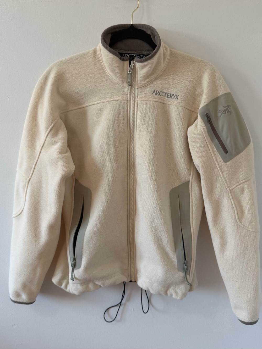 Arc'teryx Cream Fleece Full-Zip Jacket
